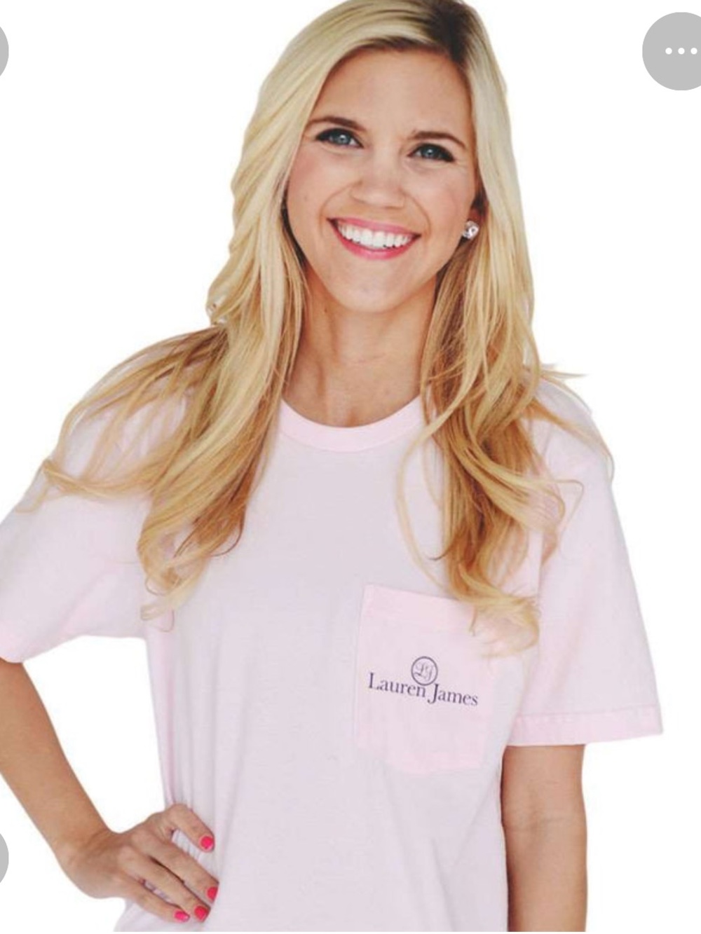 NEW, NWOT LAURAN JAMES Pink Graphic Tee - 'Prep My Ride'